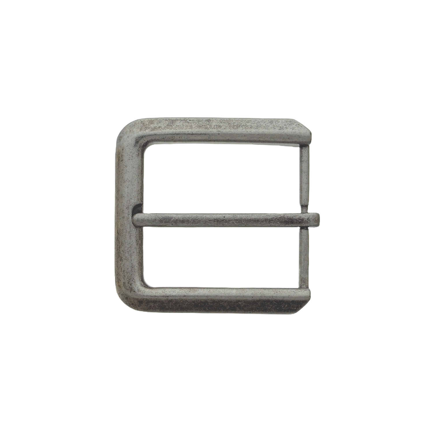 Square Edge 40mm belt buckle in old Nickelfree.