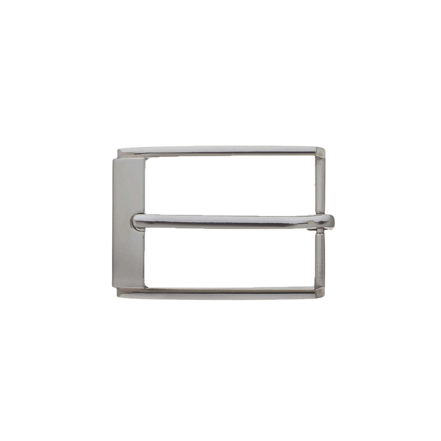 Block Side 35mm belt buckle in Brushed Nickelfree.