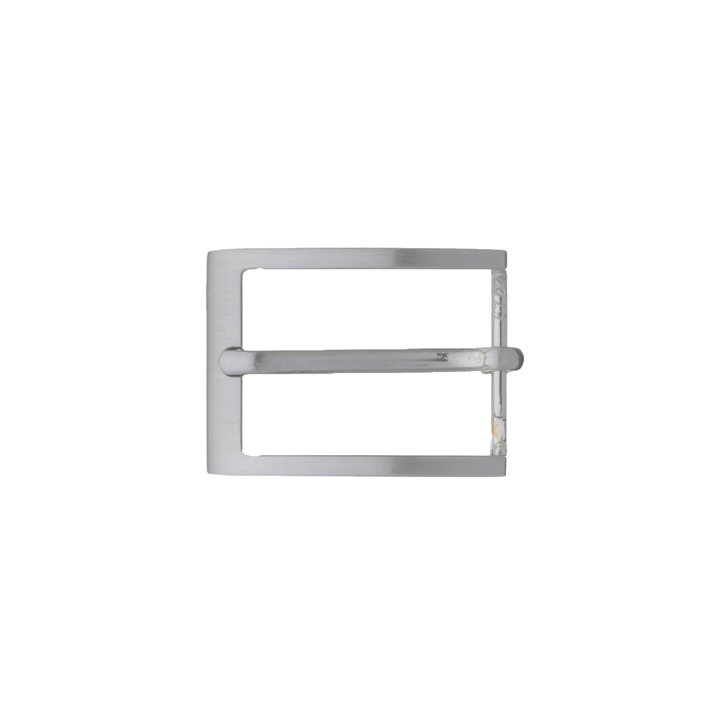 Wide Frame 30mm belt buckle in Brushed Nickelfree.