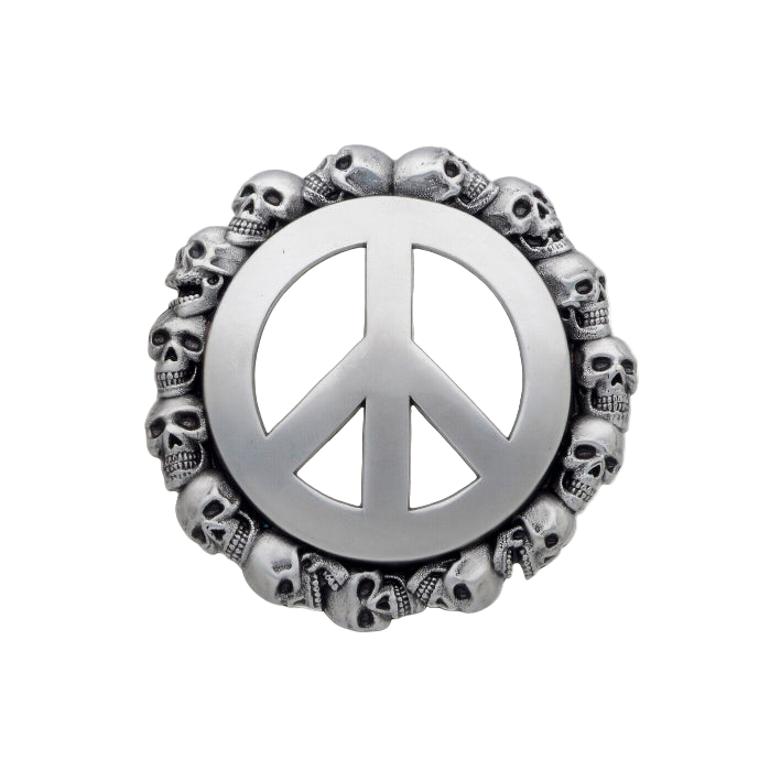 English silver belt buckle (100211-40) with Italian design, polished metal fashion accessory