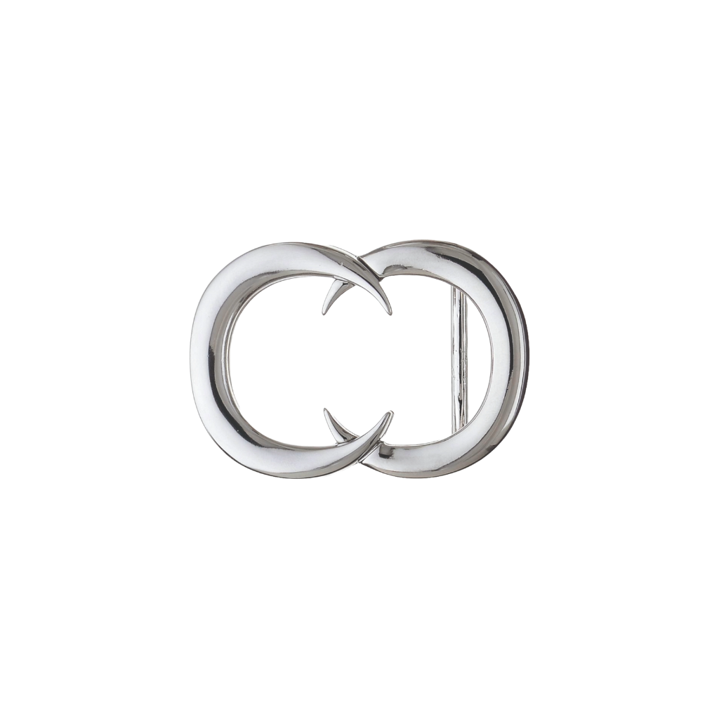 Twin Crescent 30mm buckle in Palladium Nickelfree HQ.