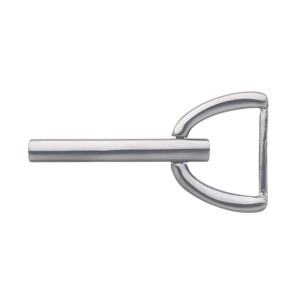 Elegant Bar 35mm belt buckle in Palladium Nickelfree HQ.