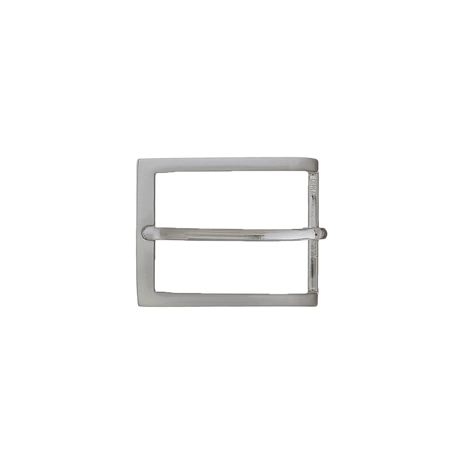Classic Square Frame 30mm belt buckle in Brushed Nickelfree.