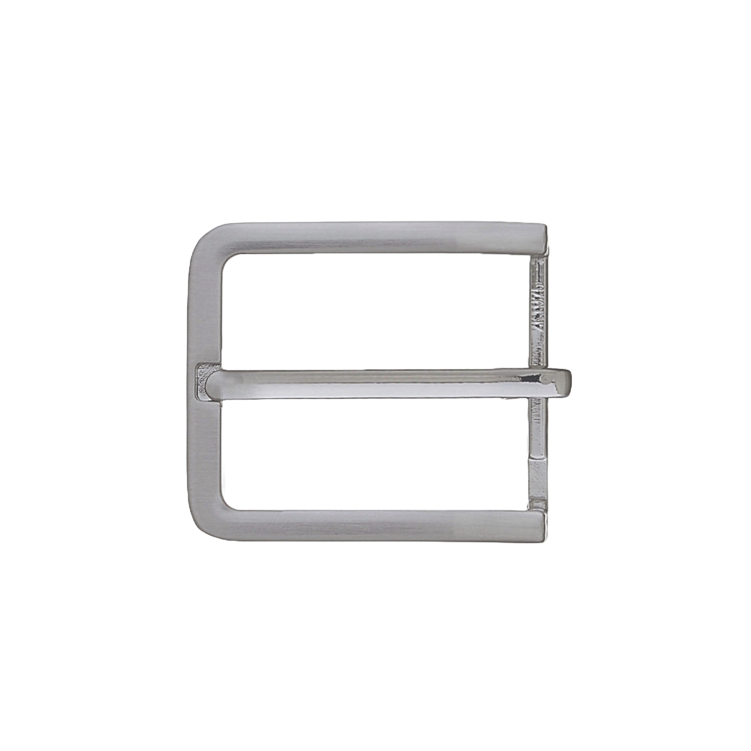 Minimal Square Frame 40mm belt buckle in Brushed Nickelfree.