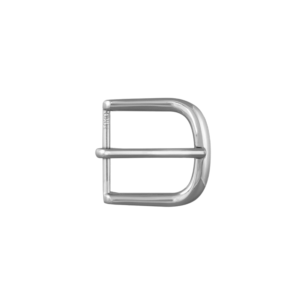 D-Frame Classic 30mm belt buckle in Shiny Nickelfree.