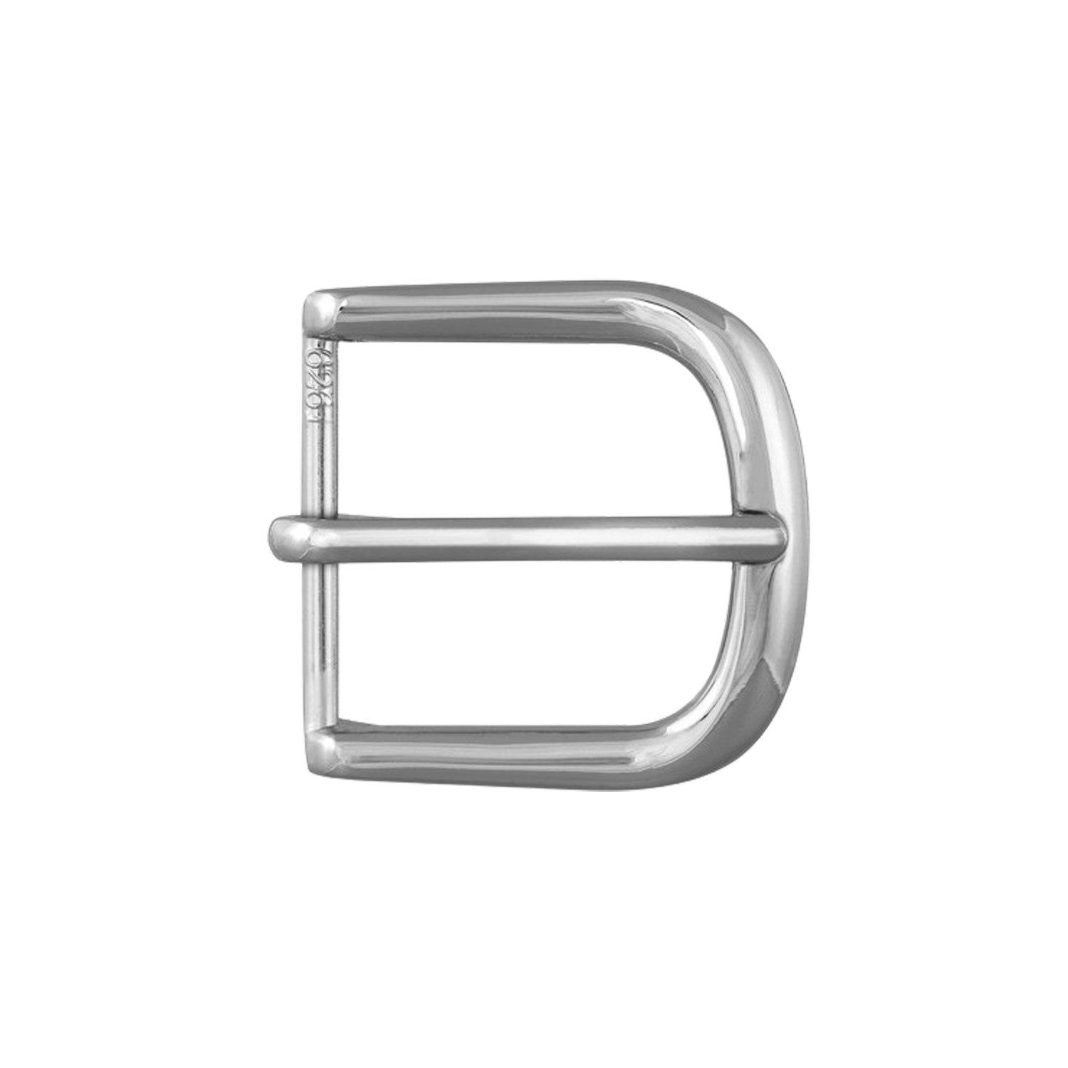 D-Frame Classic 40mm belt buckle in Shiny Nickelfree.