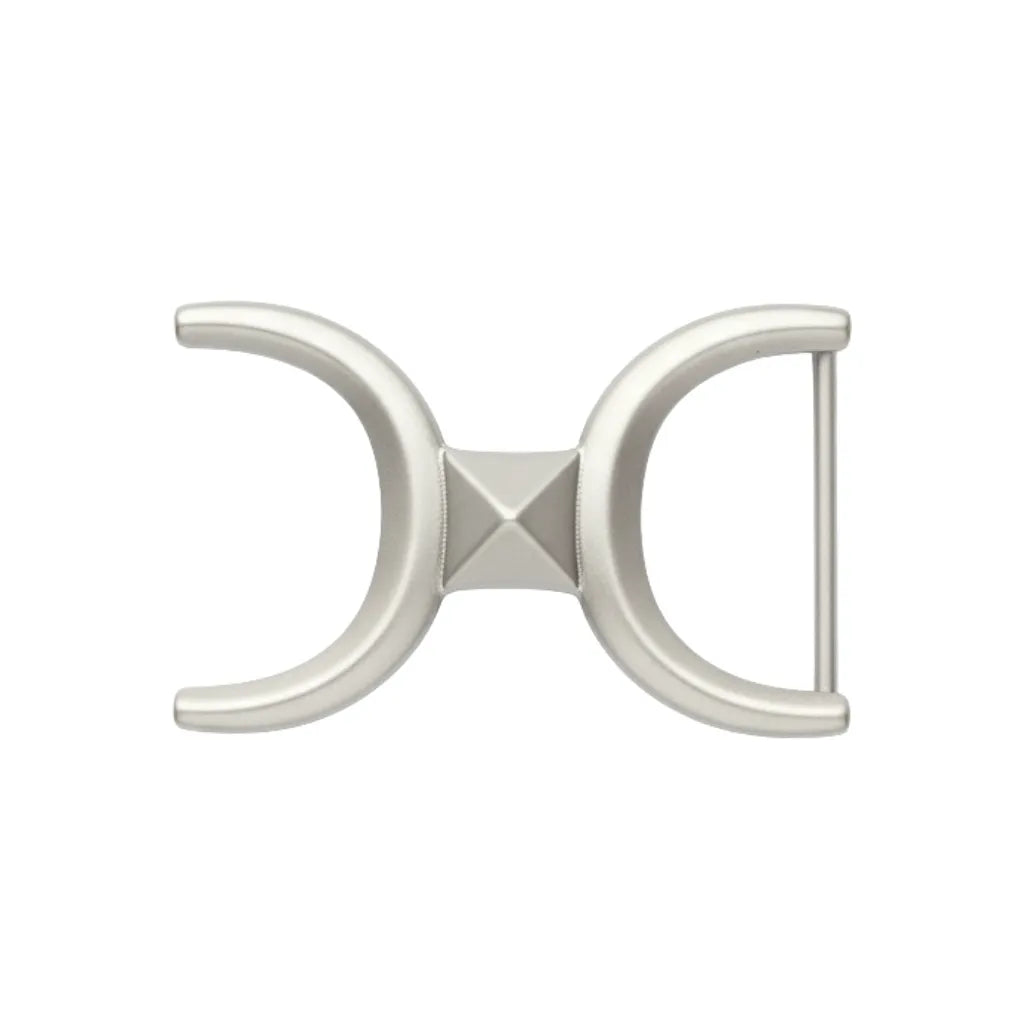 Double-C 40mm belt buckle in Palladium Nickelfree HQ.