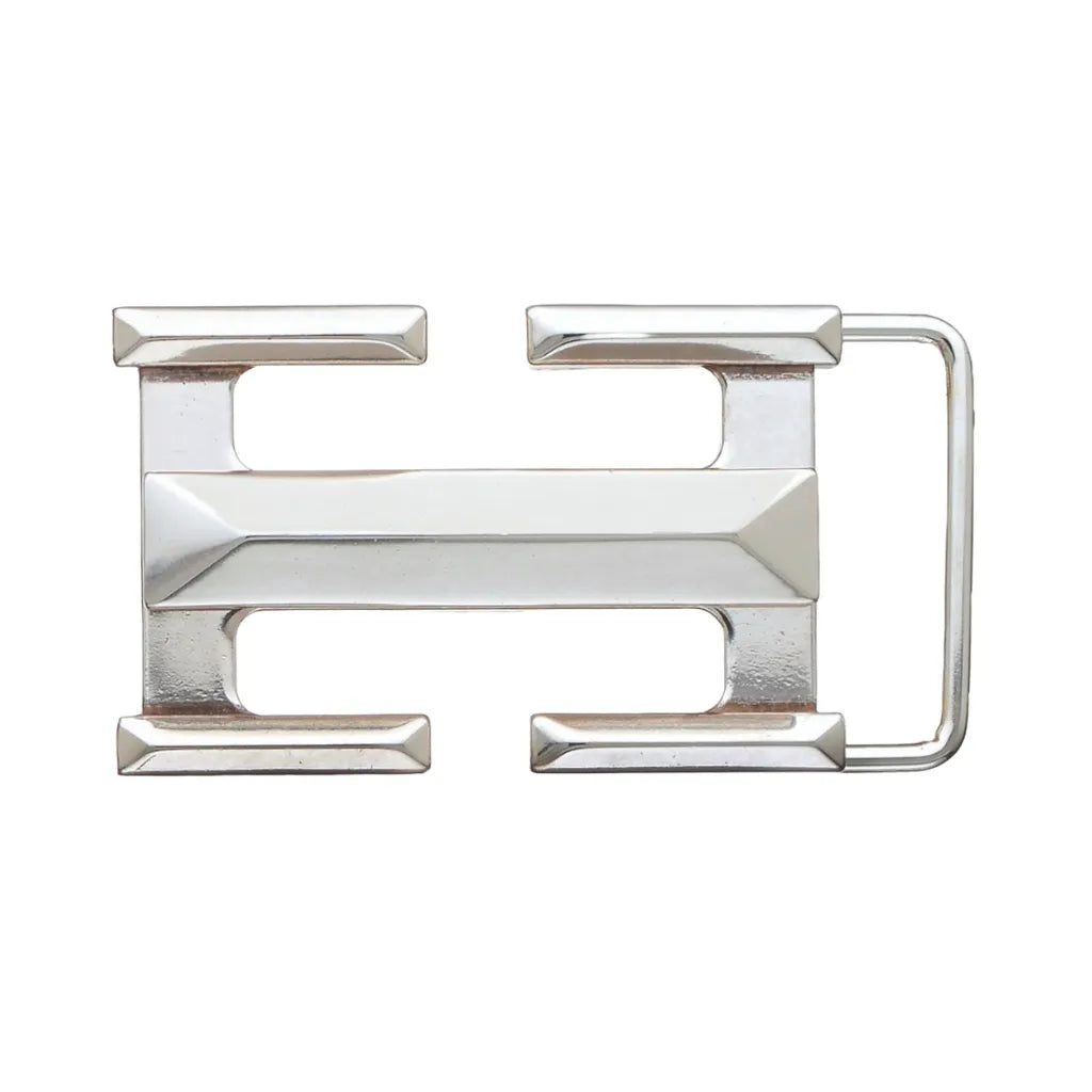 Pyramid-Bar 40mm belt buckle in Palladium Nickelfree HQ.
