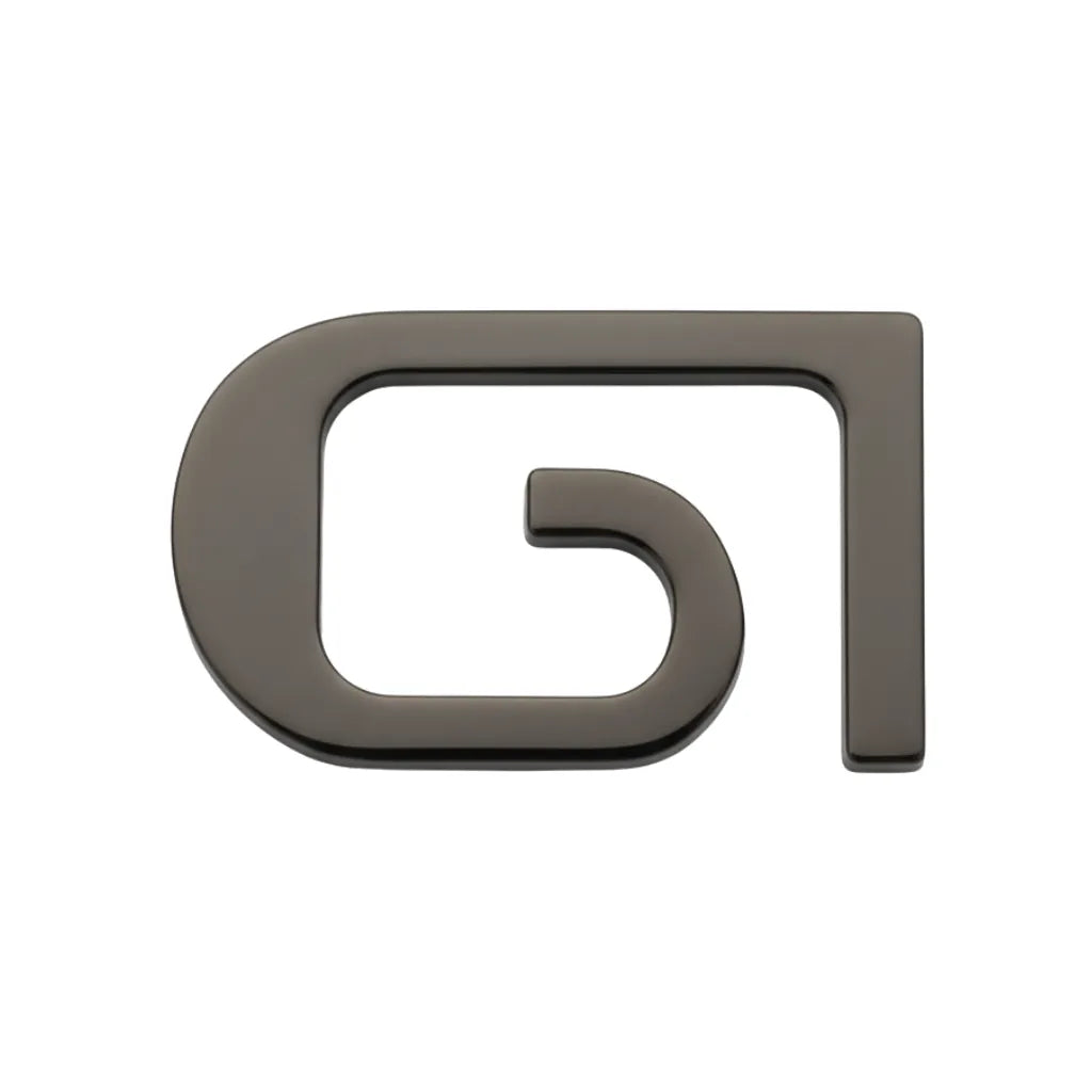 Minimalist Hook 40mm Belt Buckle – Shiny Gun Metal, Zamak