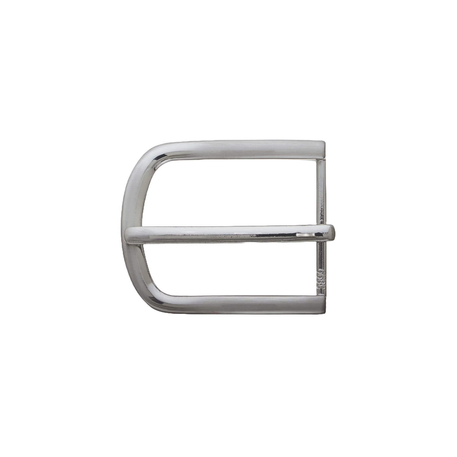 Classic D-Ring 35mm belt buckle in Brushed Nickelfree.