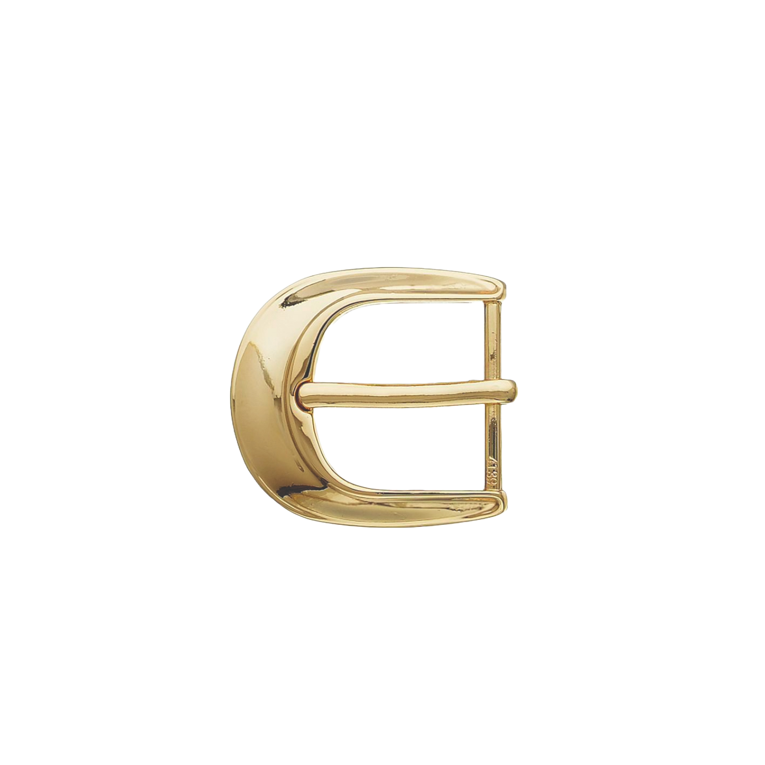 Crescent Frame 30mm belt buckle in Light Gold.