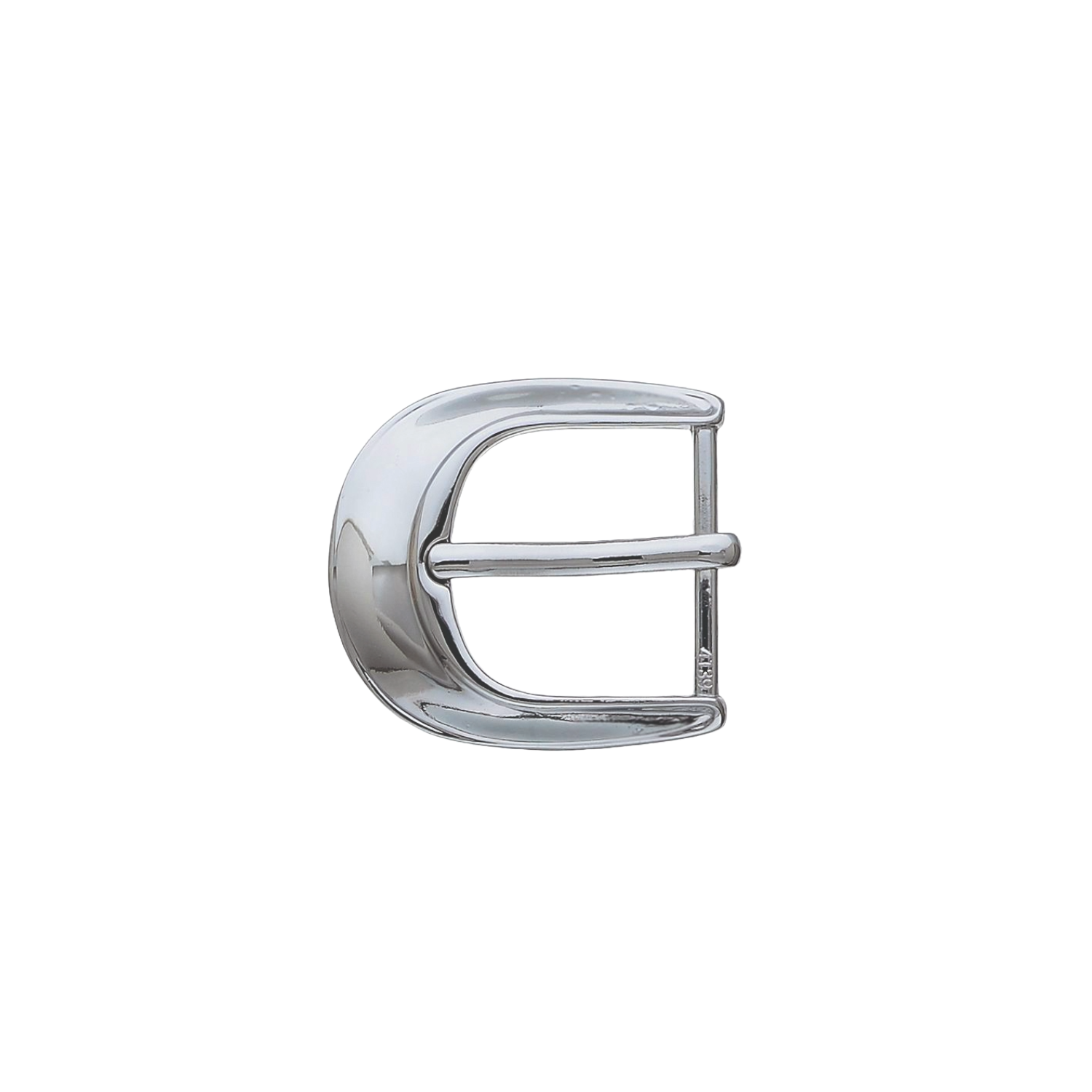 Crescent Frame 30mm belt buckle in Shiny Nickelfree.