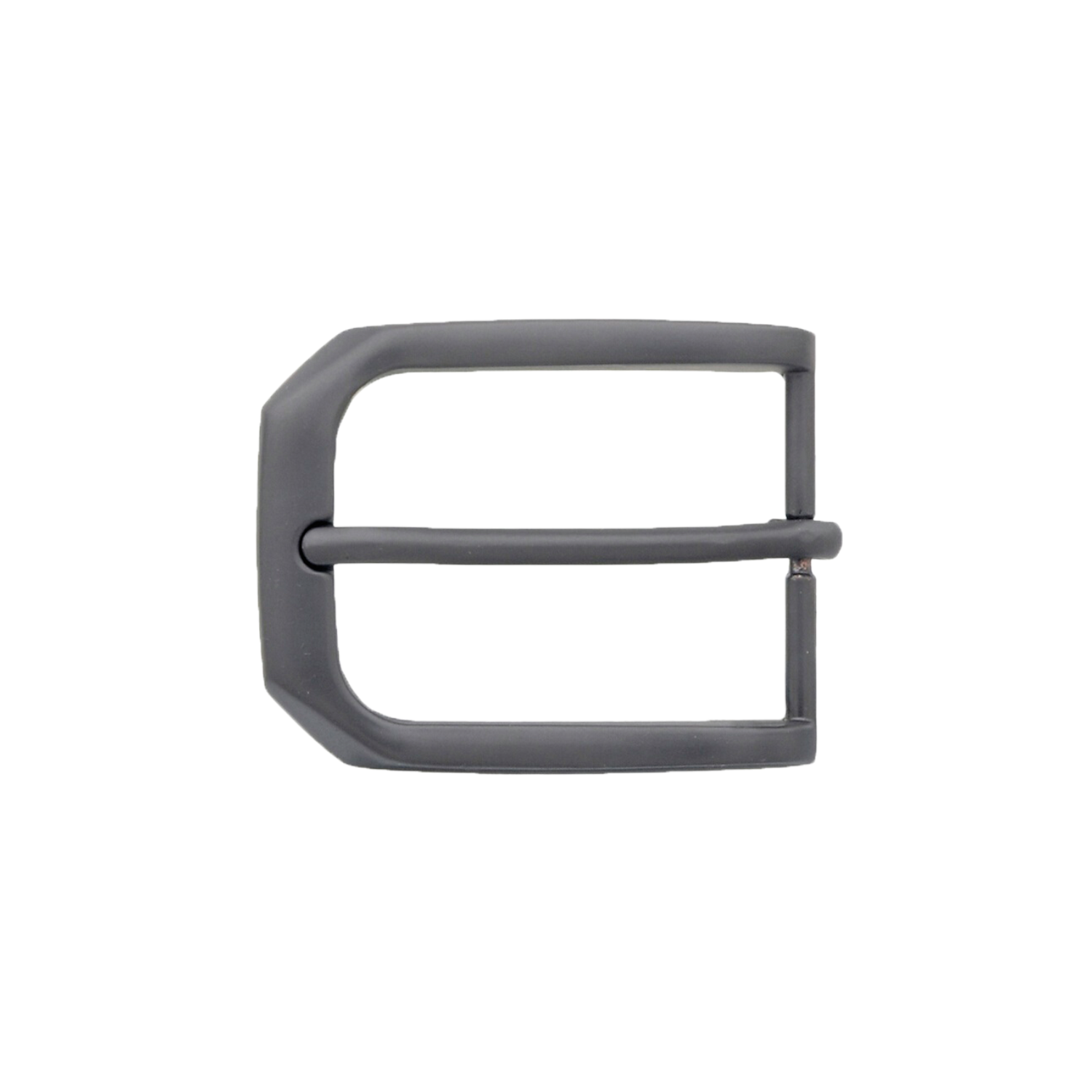 Chamfered Rectangle Frame 40mm Belt Buckle – Gun Metal Matt,