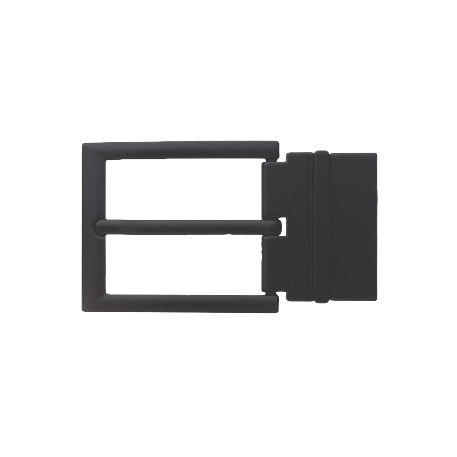 Rectangular Frame 35mm Belt Buckle – Black (R+C),