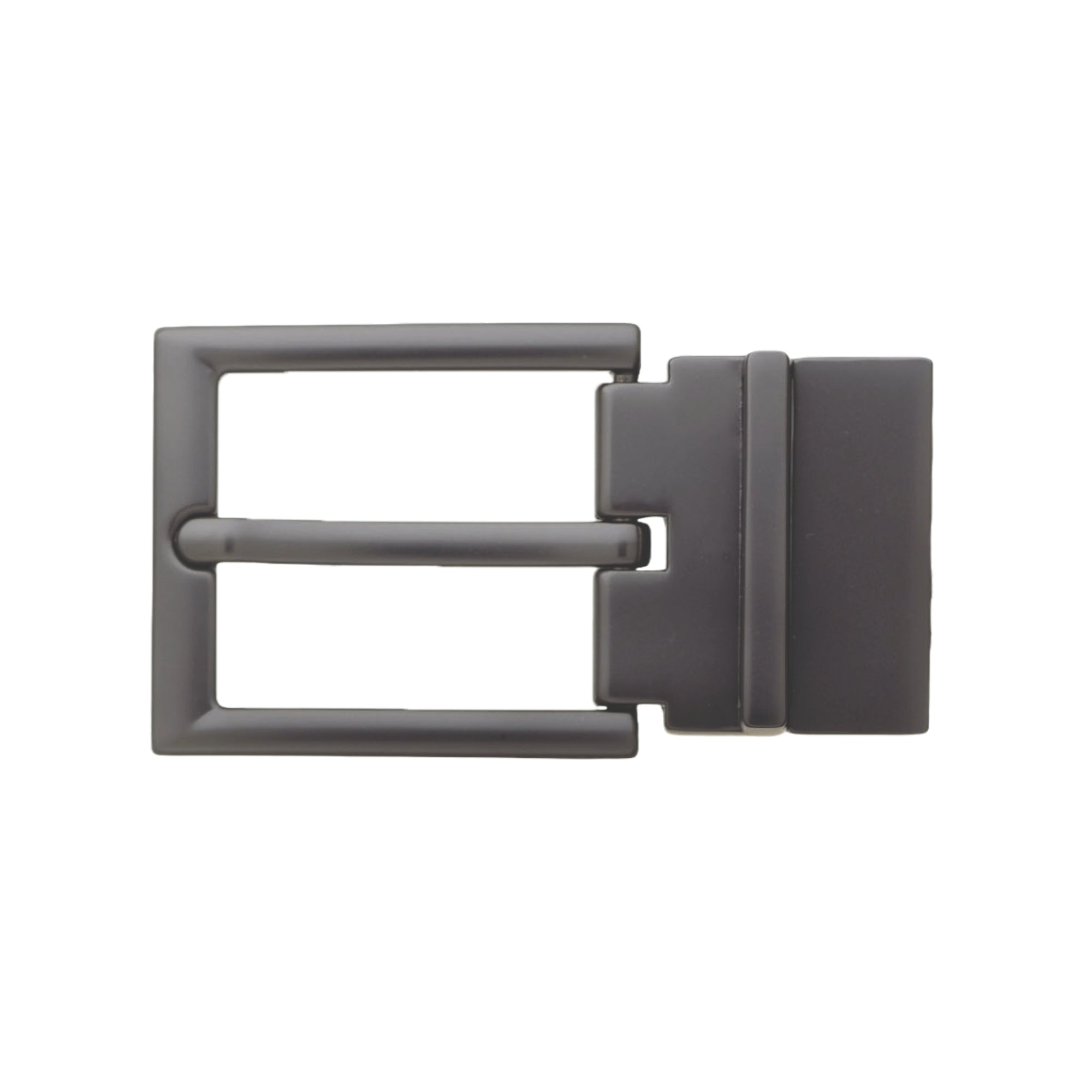 Rectangular Frame 35mm Belt Buckle – Gun Metal Matt (R+C),