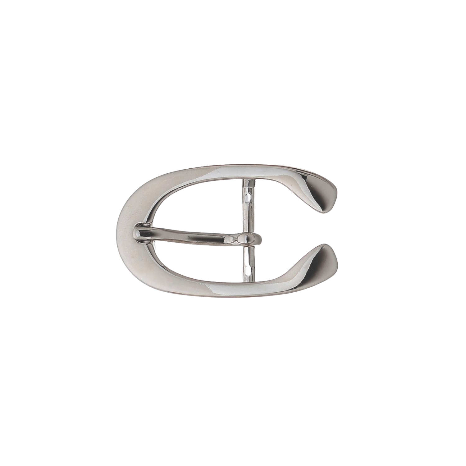 Curved Open-C 25mm belt buckle in Palladium Nickelfree HQ Finish.