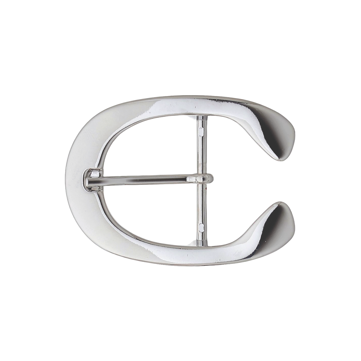 Curved Open-C 40mm belt buckle in Palladium Nickelfree HQ Finish.