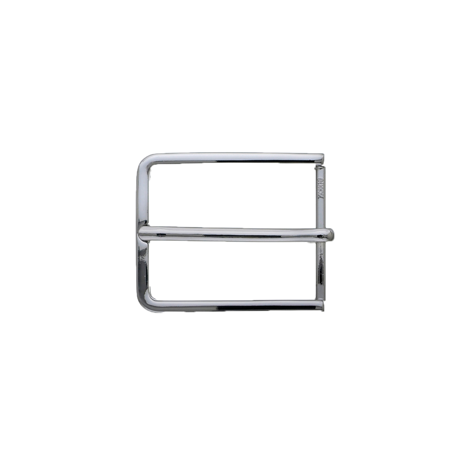 Clean Square Frame 35mm belt buckle in Shiny Nickelfree.