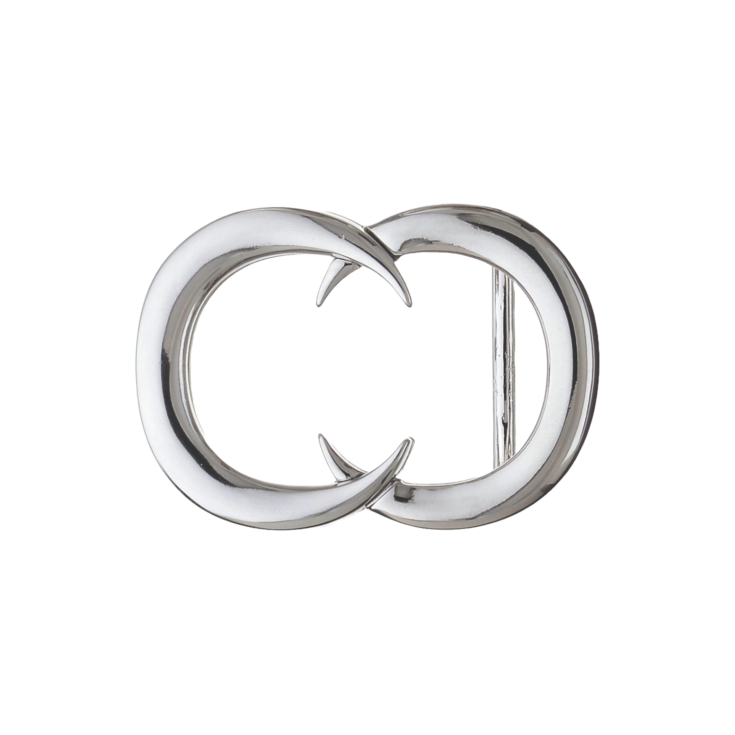 Twin Crescent 40mm buckle in Palladium Nickelfree HQ.