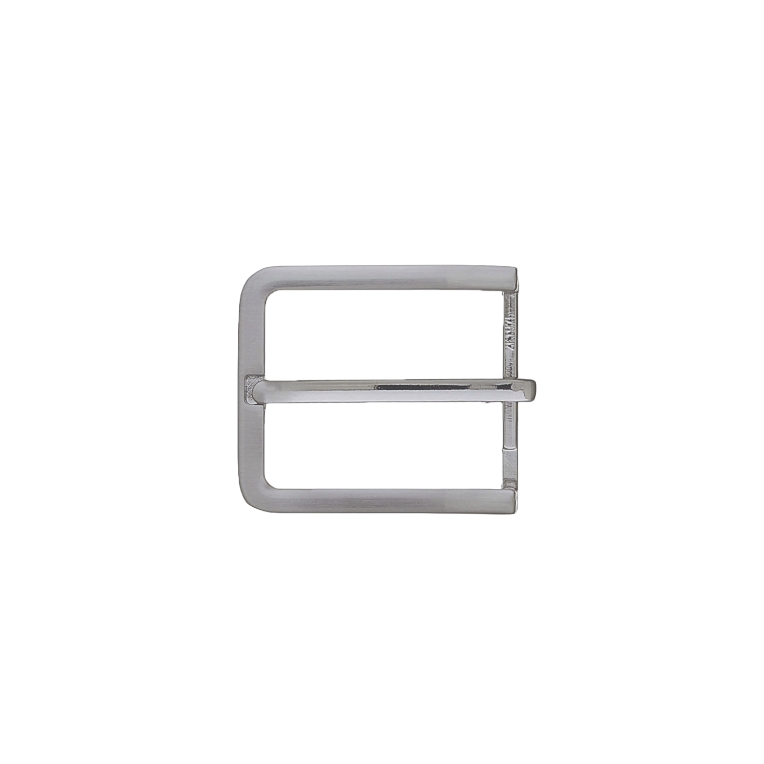 Minimal Square Frame 30mm belt buckle in Brushed Nickelfree.