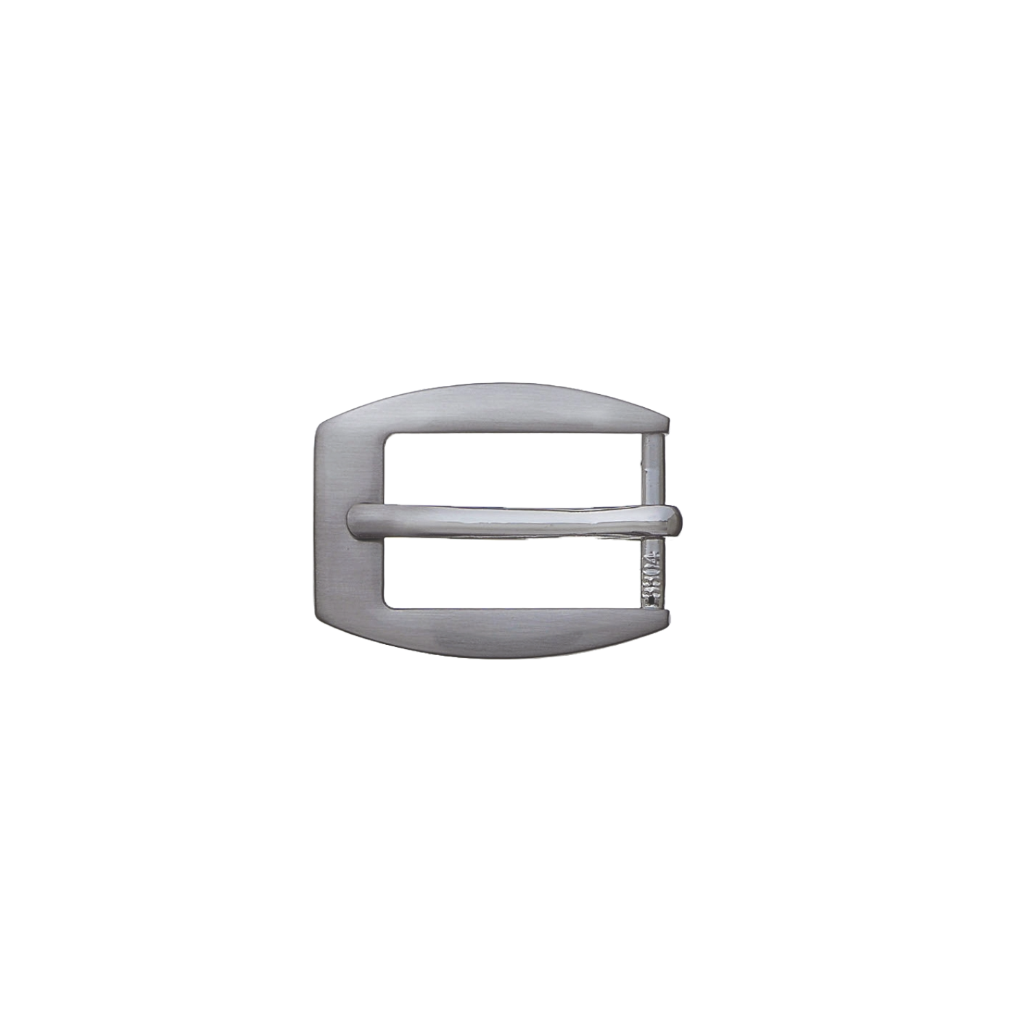 Curved Square 20mm belt buckle in Brushed Nickelfree.