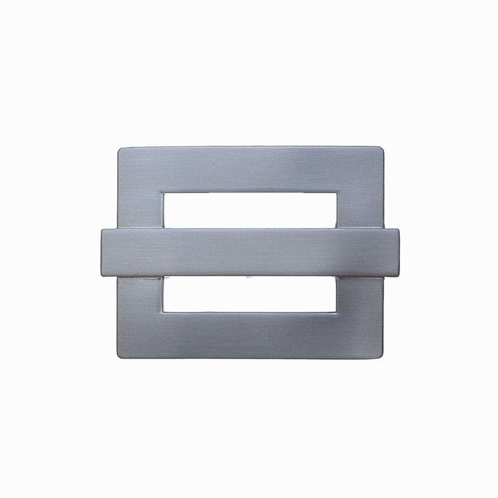 Center-Bar Frame 40mm belt buckle in Brushed Palladium Nickelfree HQ. 