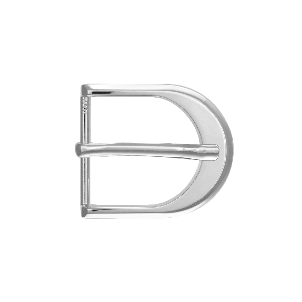 Contoured D-Frame Prong 30mm in English Silver Finish. 