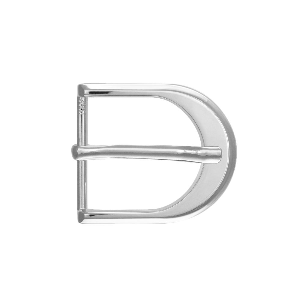 Contoured D-Frame Prong 35mm in English Silver Finish. 