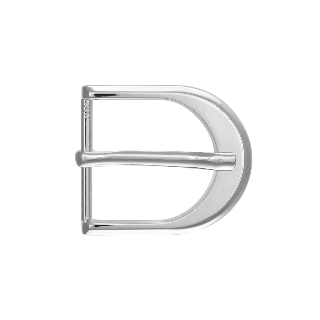 Contoured D-Frame Prong 40mm in English Silver Finish.