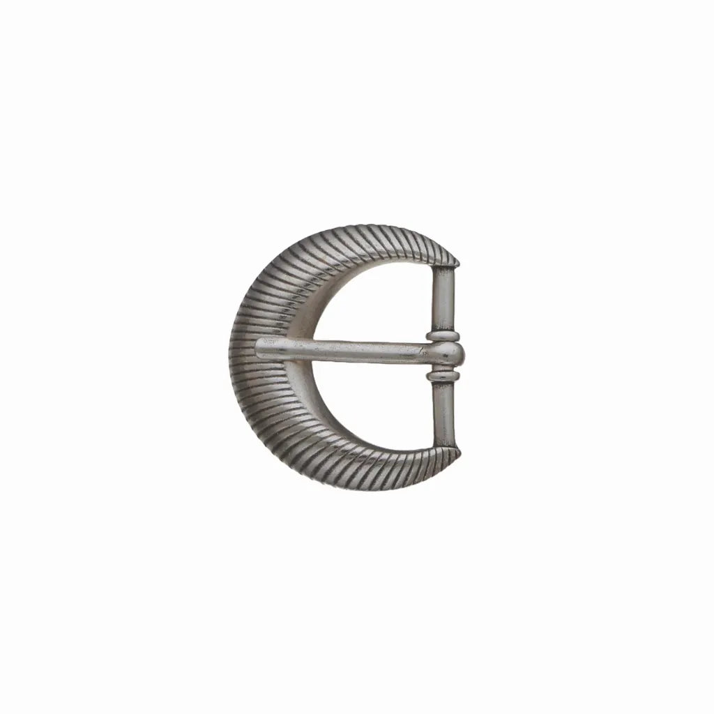 Ridged Crescent Prong 35mm in English Silver Finish. 