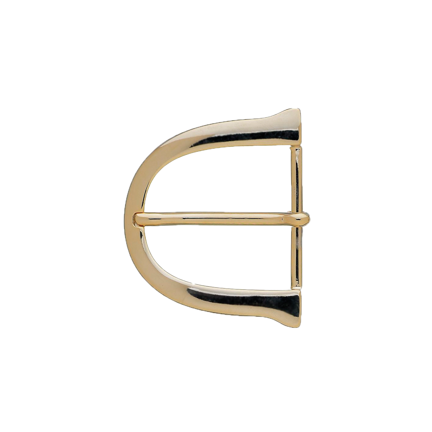 Tapered D-Frame 40mm Belt Buckle – Light Gold Palladium Nickelfree HQ, Zamak