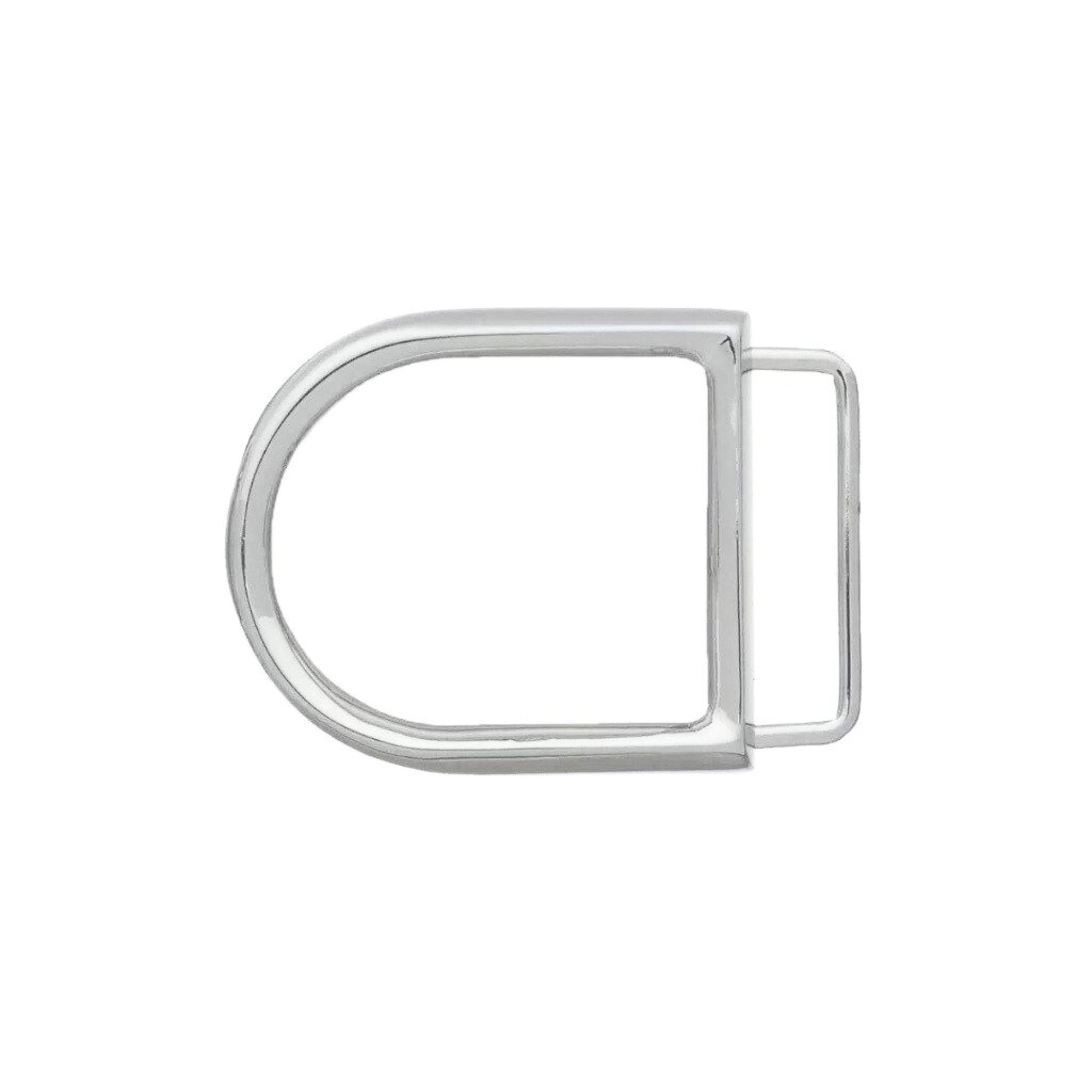 Rounded D Frame 40mm Belt Buckle – Palladium Nickelfree HQ,
