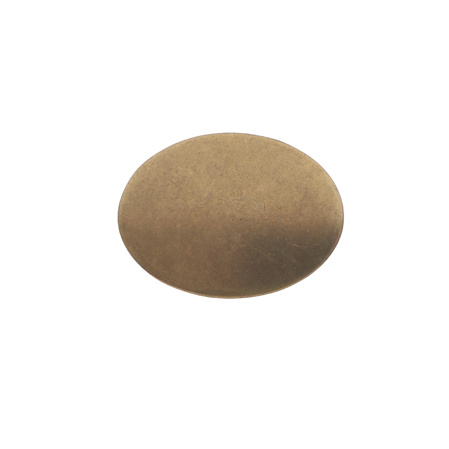 Oval Crest 25mm belt buckle in Old Gold. 