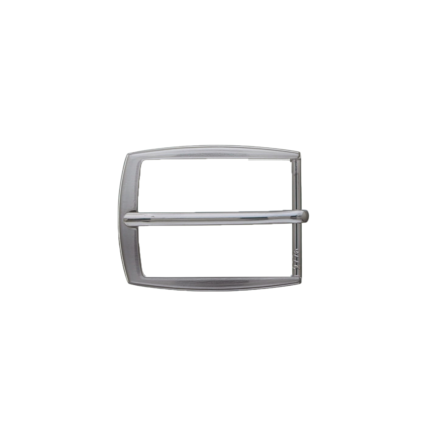 Tapered Edge 32mm belt buckle in Brushed Palladium Nickelfree.