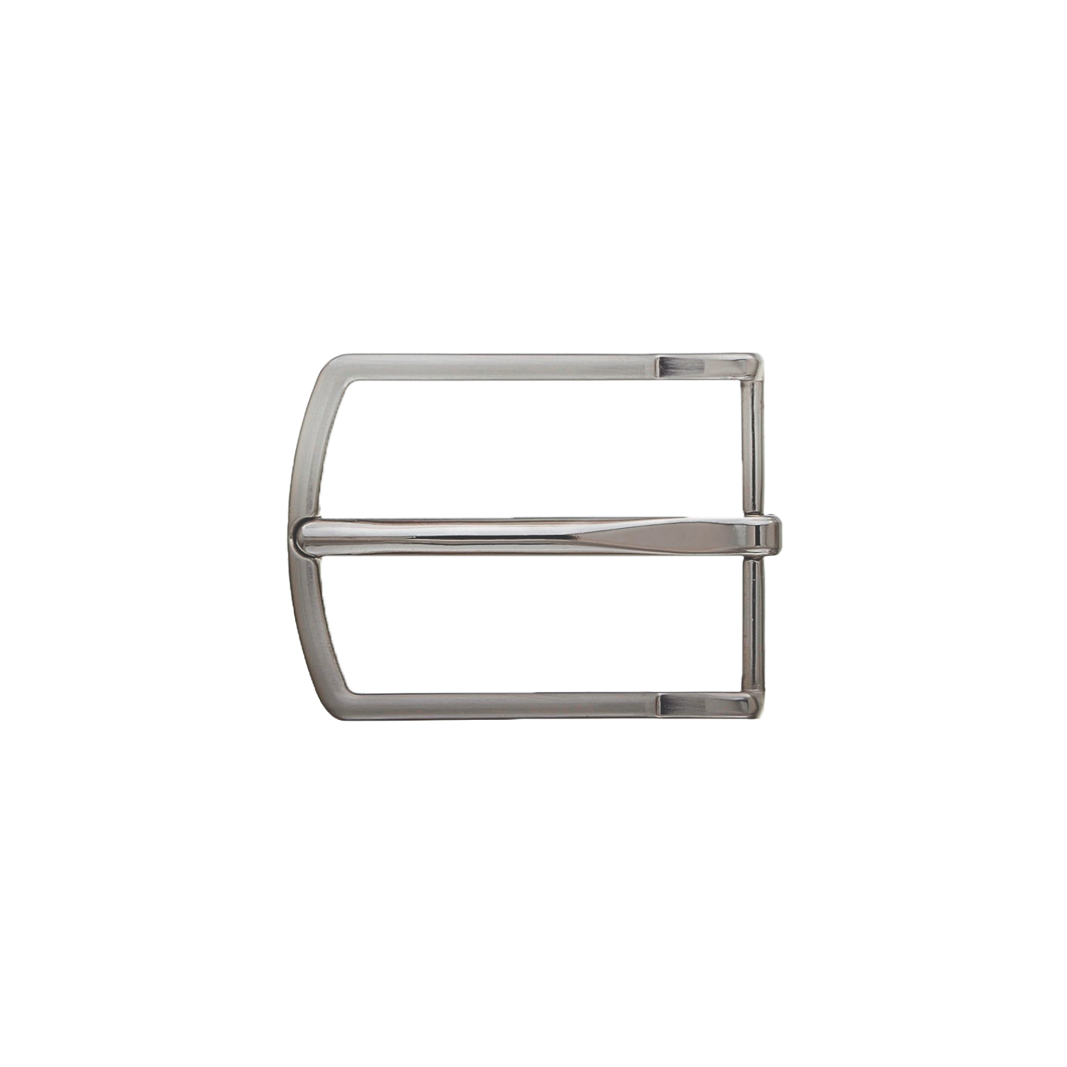 Soft Curve 35mm belt buckle in Brushed Palladium Nickelfree.