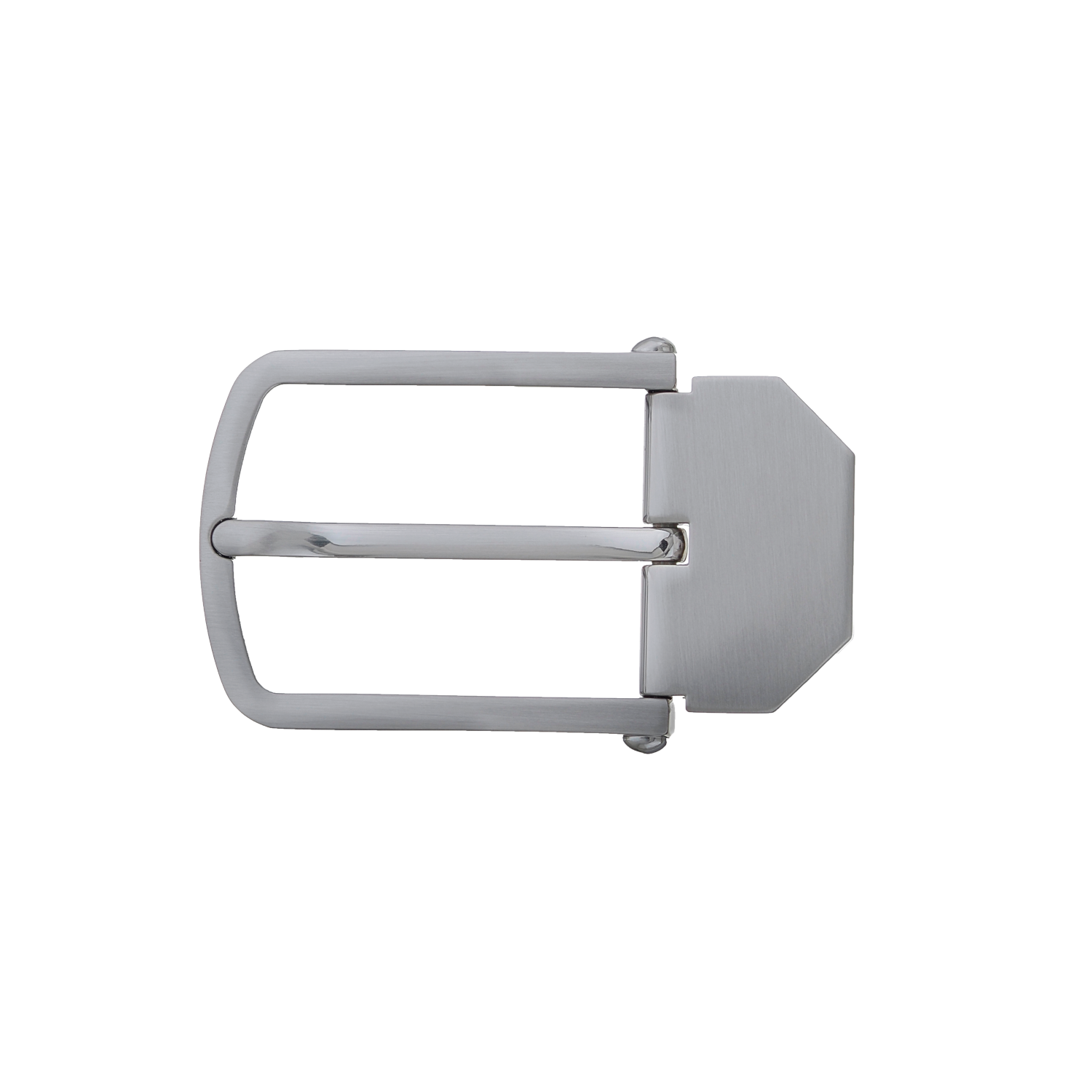 Shield Plate 35mm belt buckle in Brushed Nickelfree.