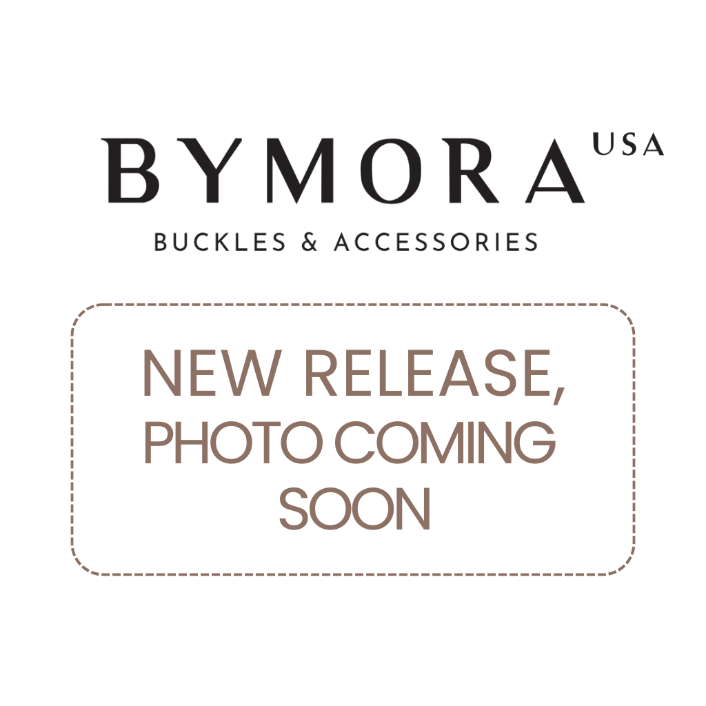 Geometric Crossed Bands 40mm Belt Buckle – English Silver Finish + Cracked Black Lip Mother of Pearl